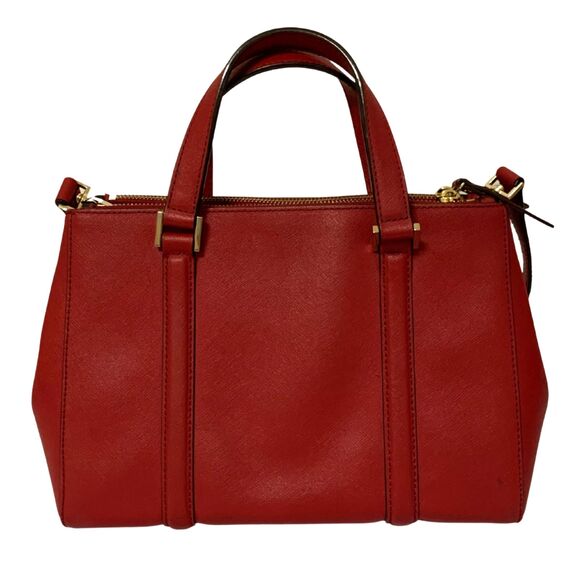 Kate Spade Red Leather Satchel / Crossbody bag Medium SIze - Picture 3 of 12
